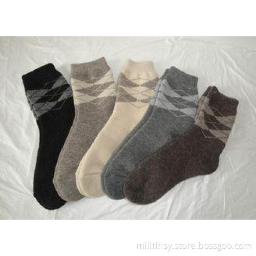 Winter Soft Cotton Wool Cycling Socks , Organic Cotton Sock